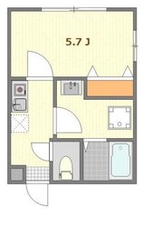 下高井戸駅 徒歩9分 1階の物件間取画像